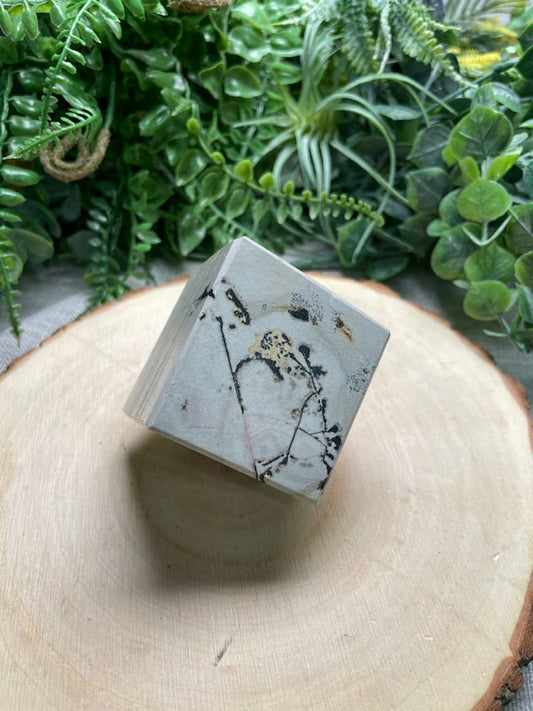 Picture Jasper Cube | Copper Ashes