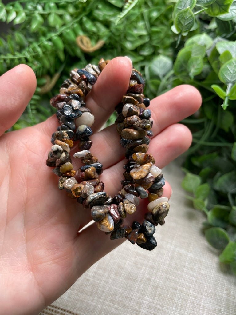 Pietersite Chip Bracelet | Copper Ashes