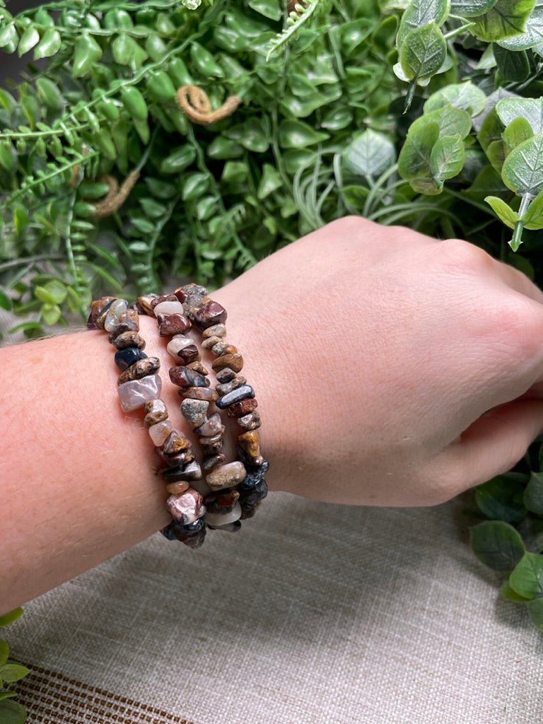 Pietersite Chip Bracelet | Copper Ashes