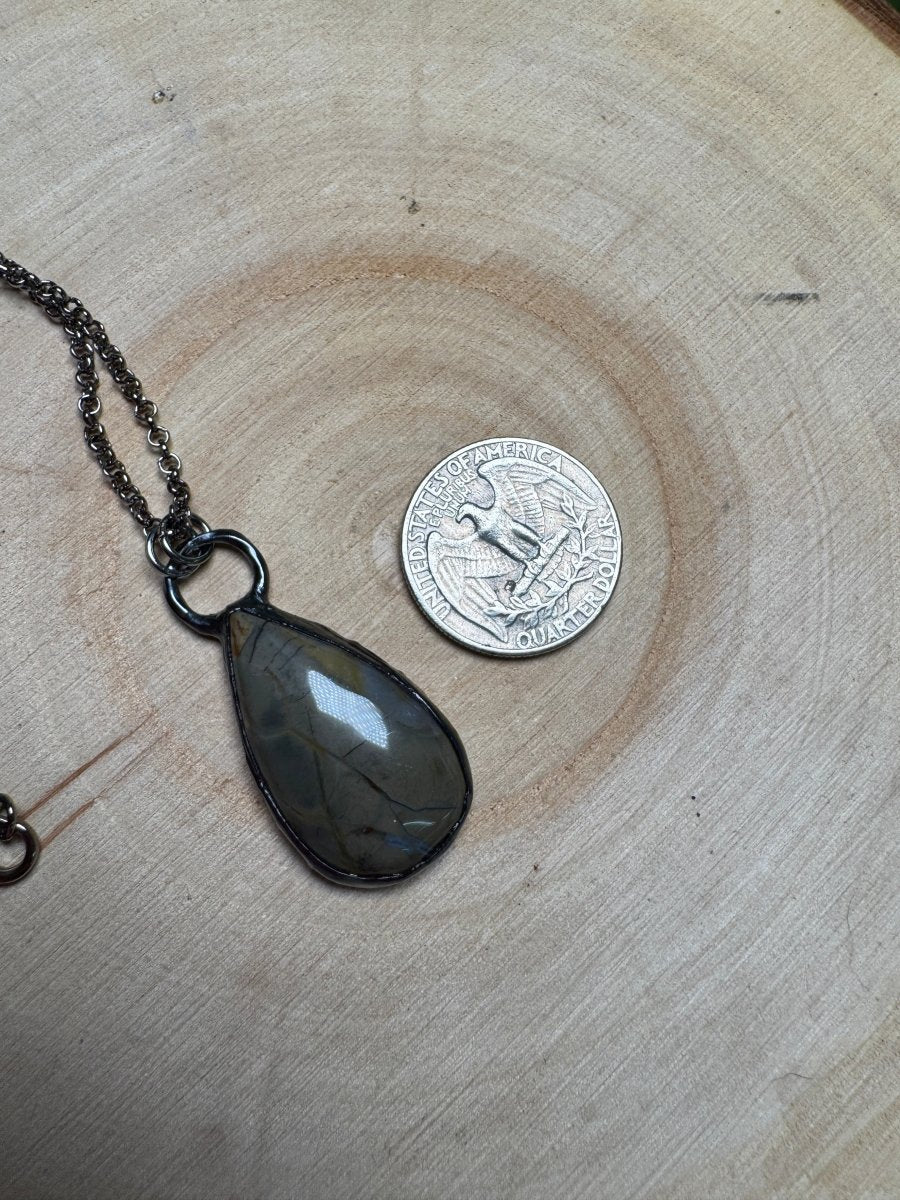 Polychrome Jasper Necklace | Copper Ashes