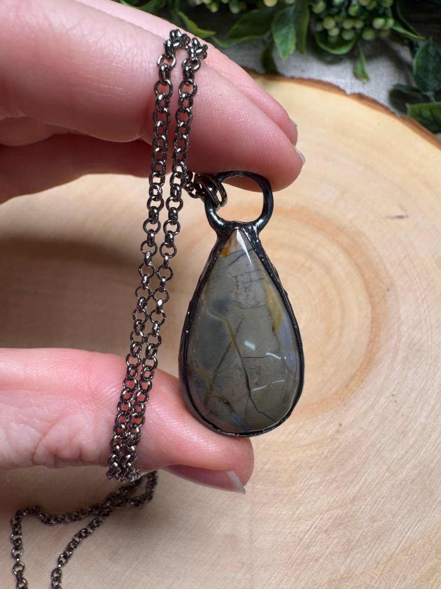 Polychrome Jasper Necklace | Copper Ashes