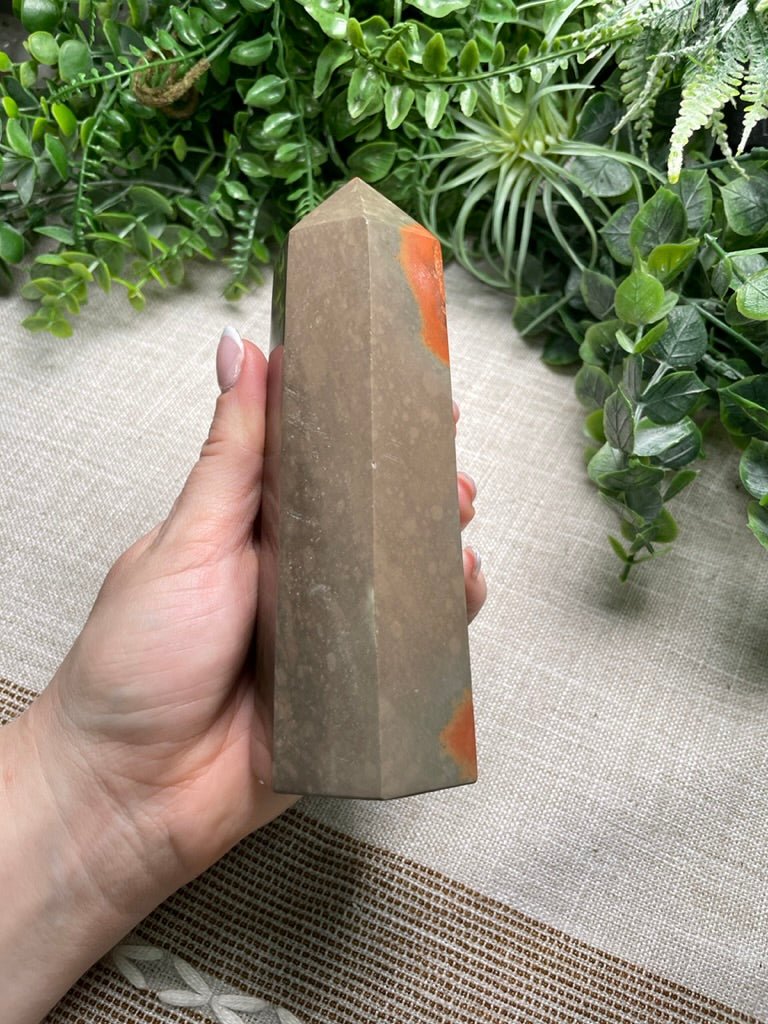 Polychrome Jasper Tower | Copper Ashes