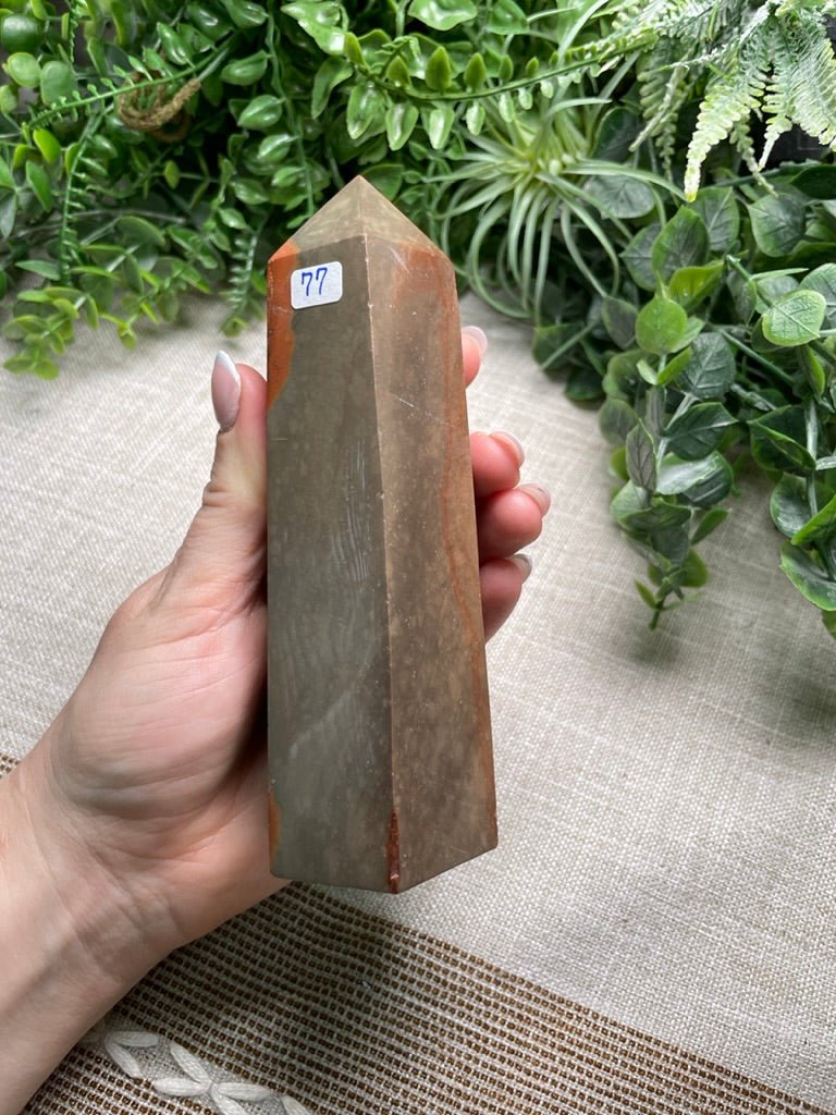 Polychrome Jasper Tower | Copper Ashes