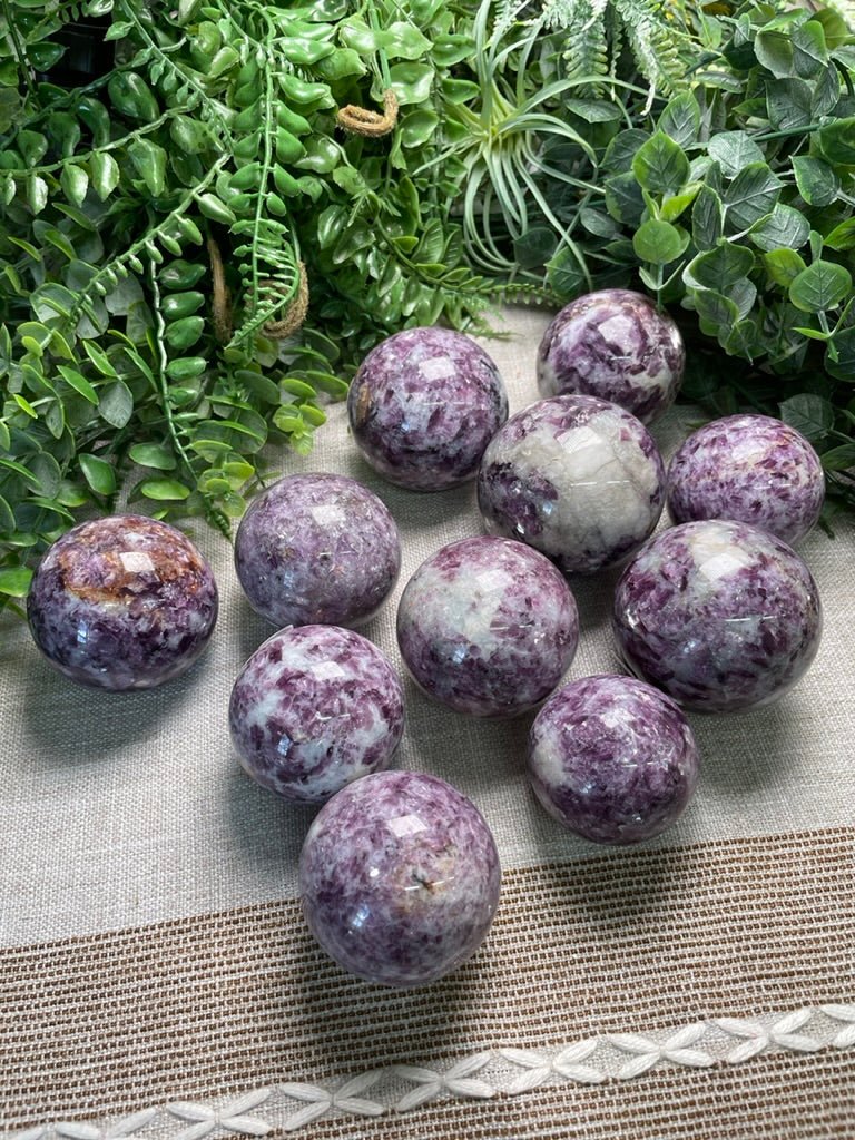 Purple Mica Sphere | Copper Ashes