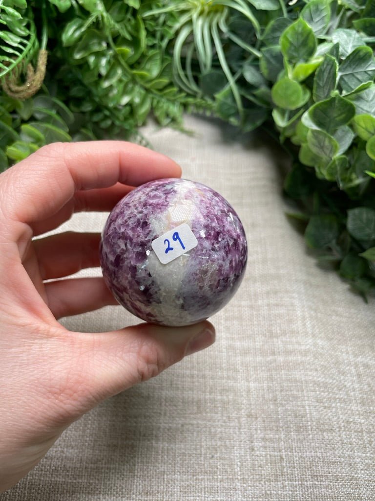 Purple Mica Sphere | Copper Ashes