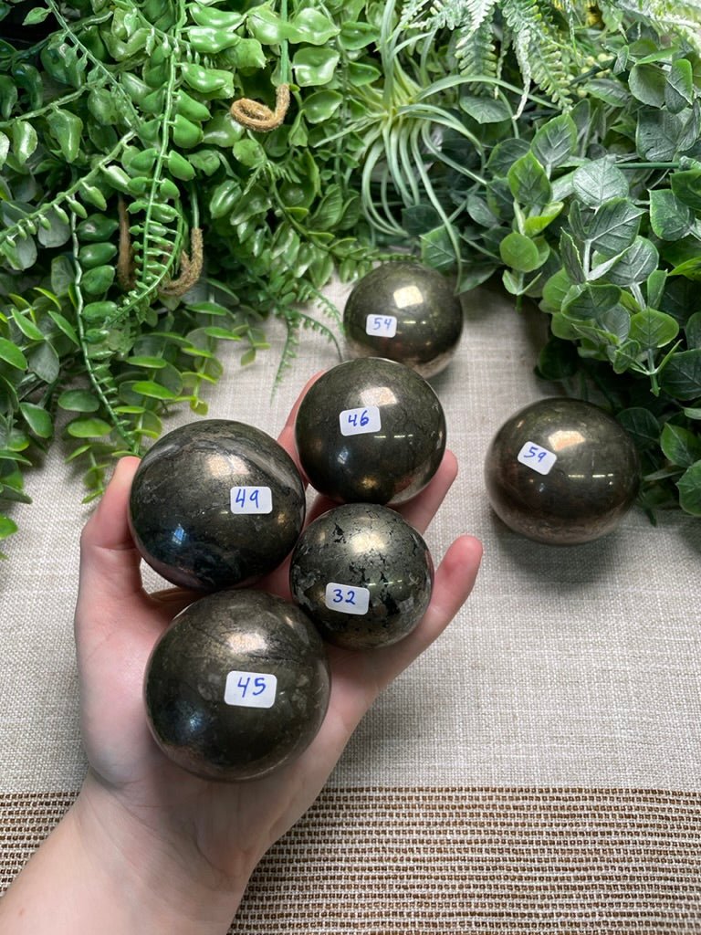 Pyrite Sphere | Copper Ashes