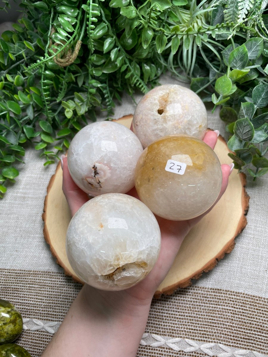 Quartz Mix Sphere | Copper Ashes