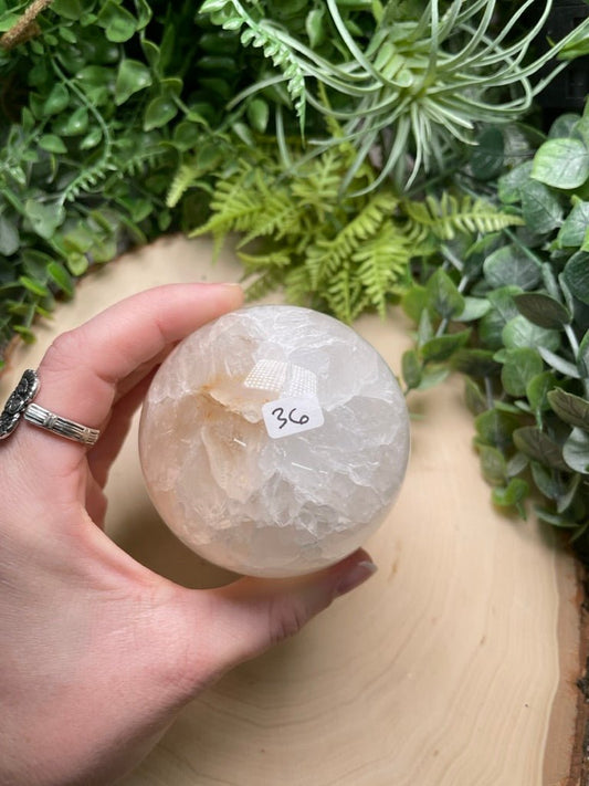 Quartz Mixture Sphere | Copper Ashes