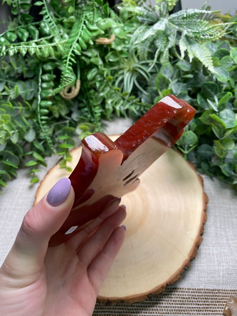 Red Agate Hamsa | Copper Ashes