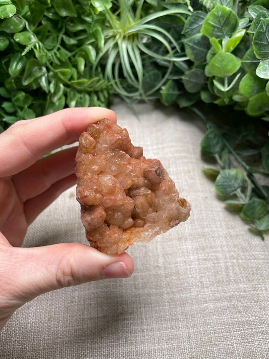 Red Apophyllite Freeform | Copper Ashes