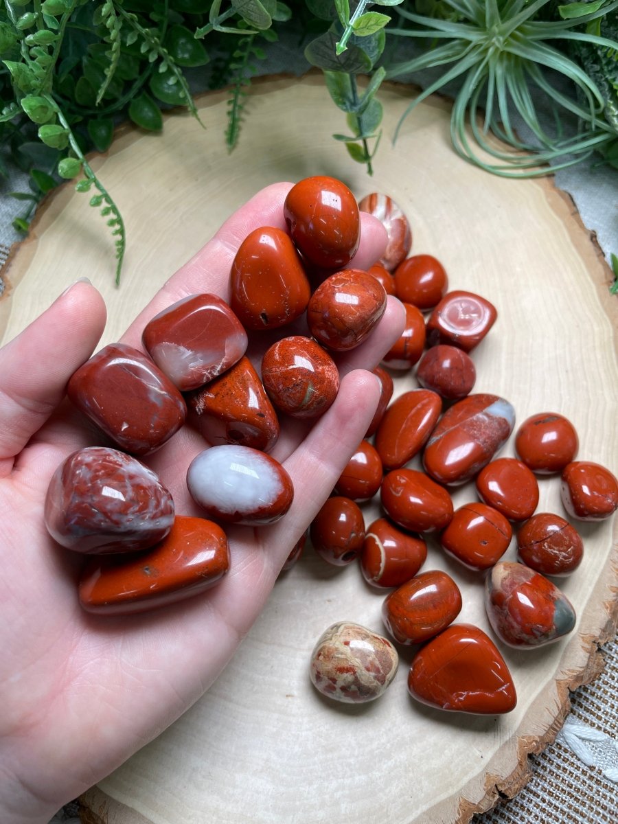 Red Jasper Tumble | Copper Ashes