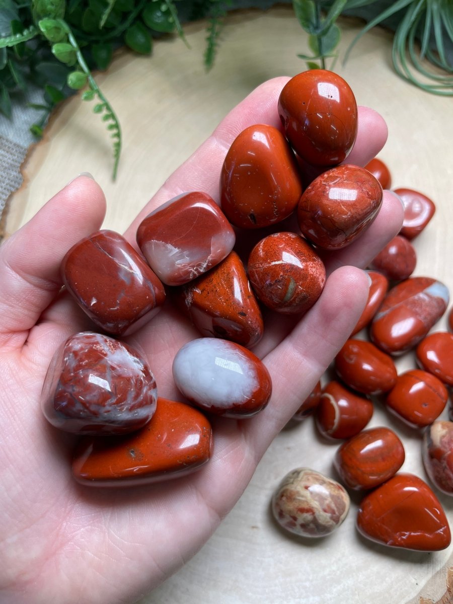 Red Jasper Tumble | Copper Ashes