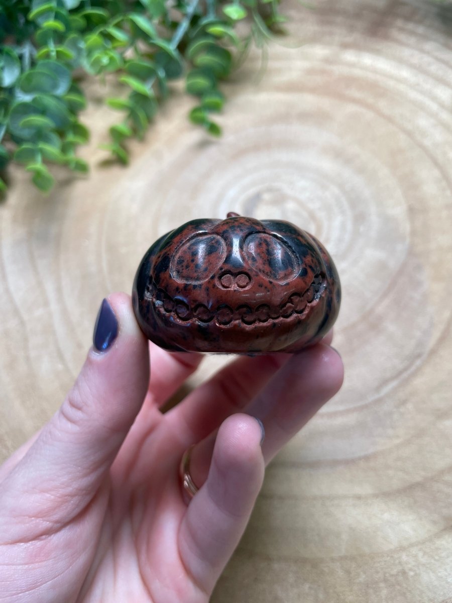Red Obsidian Jack - O - Lantern | Copper Ashes