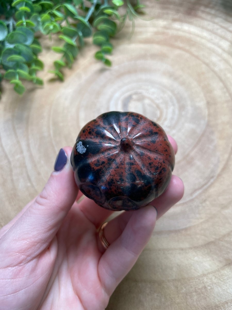 Red Obsidian Jack - O - Lantern | Copper Ashes