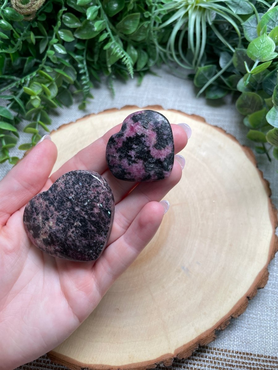 Rhodonite Heart | Copper Ashes