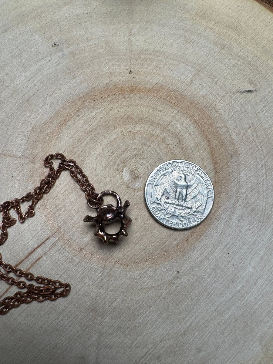 Rodent Vertebrae Necklace | Copper Ashes
