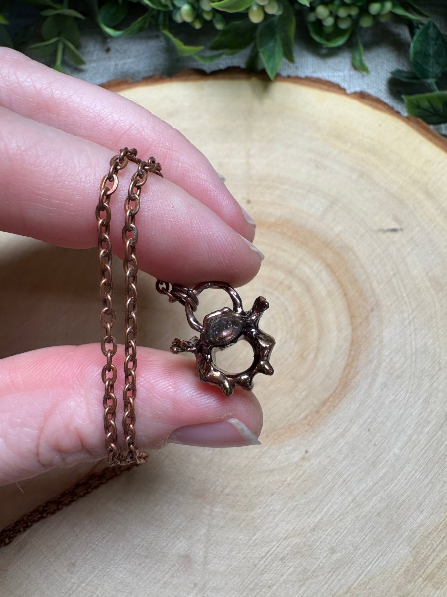 Rodent Vertebrae Necklace | Copper Ashes