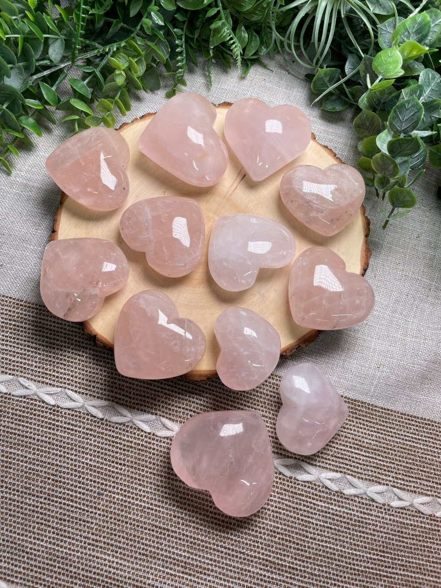 Rose Quartz Heart | Copper Ashes