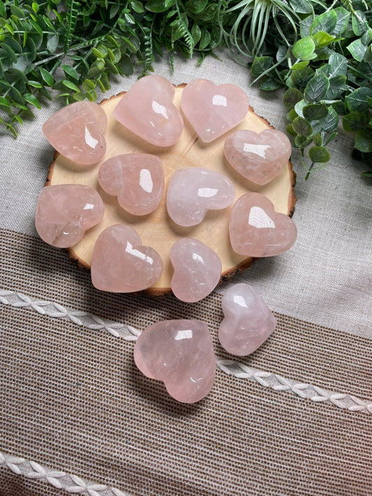 Rose Quartz Heart | Copper Ashes