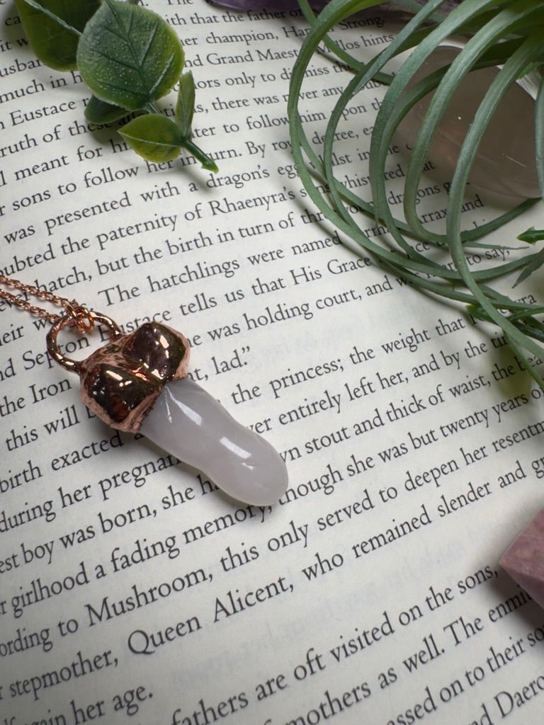 Rose Quartz Penis Necklace | Copper Ashes