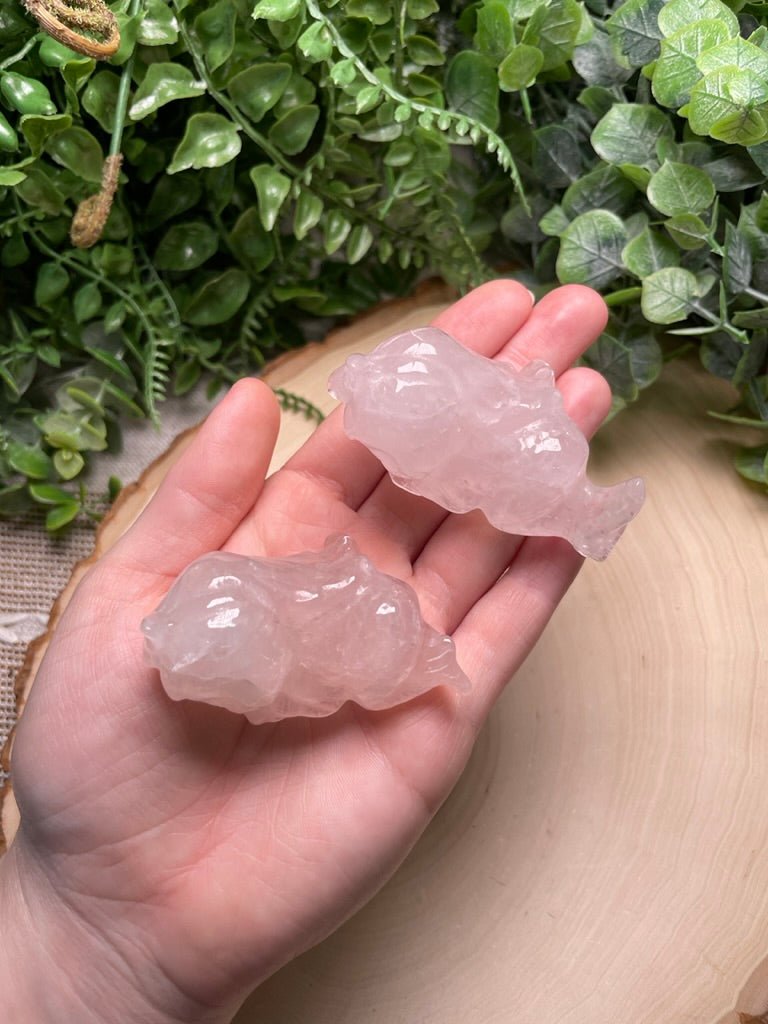 Rose Quartz Sleeping Mermaid | Copper Ashes