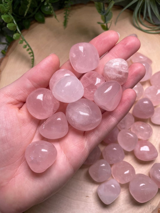 Rose Quartz Tumble | Copper Ashes