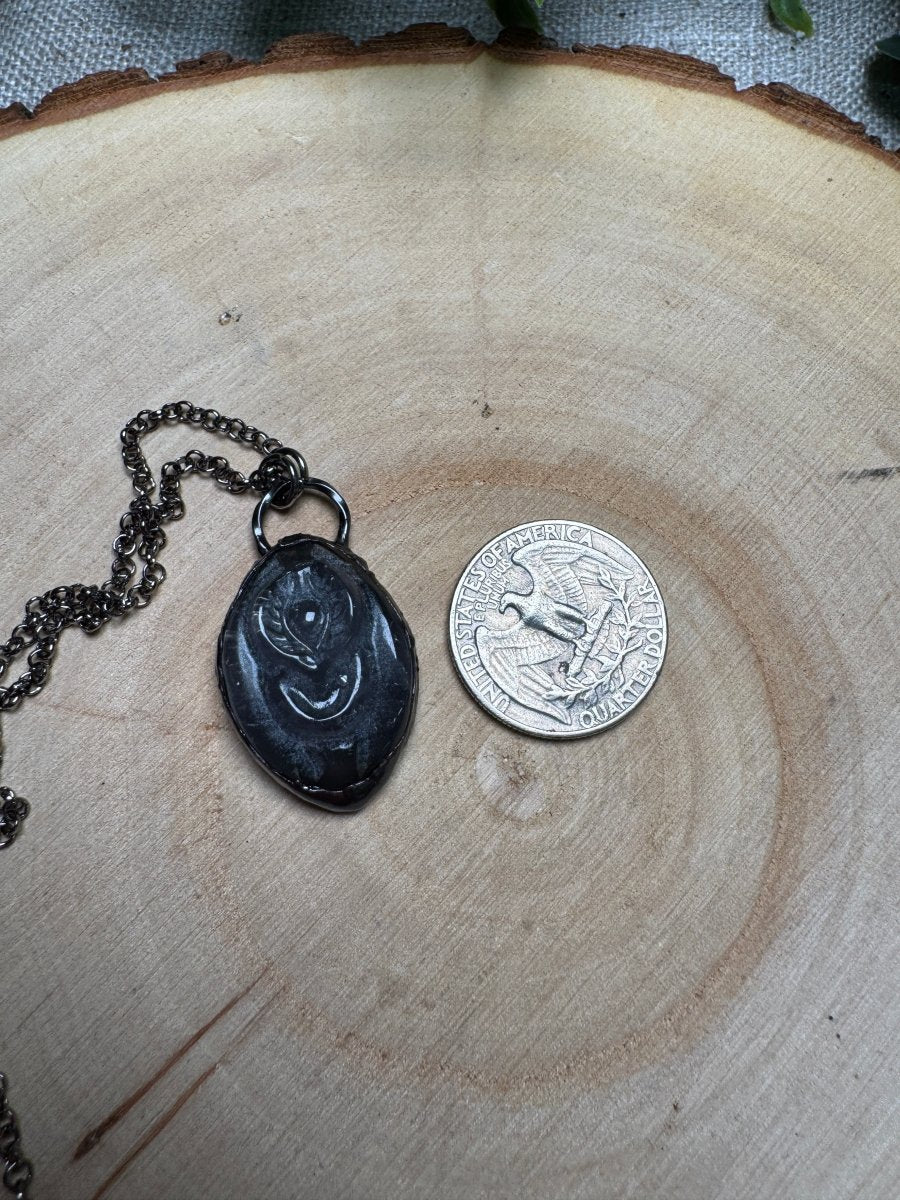 Rose Quartz Yoni Necklace | Copper Ashes