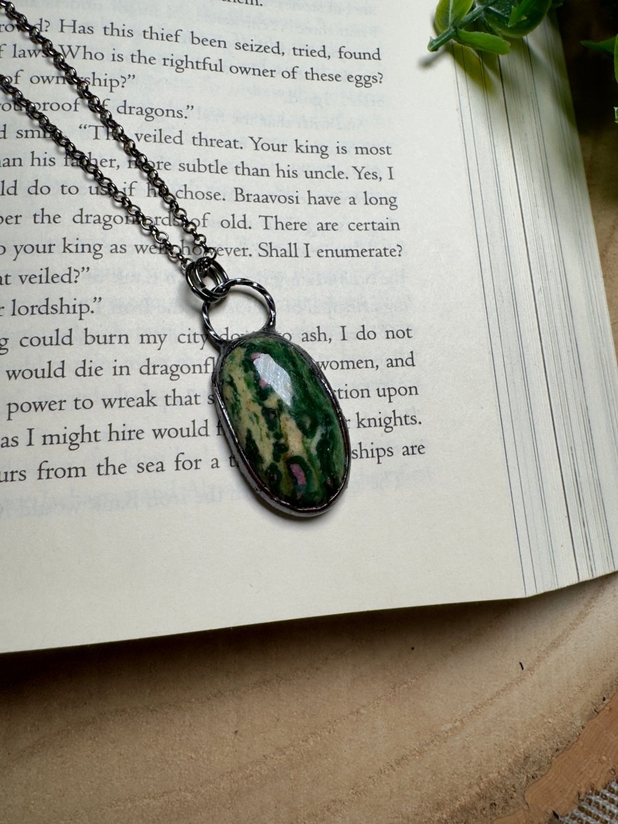 Ruby Fuchsite Necklace | Copper Ashes