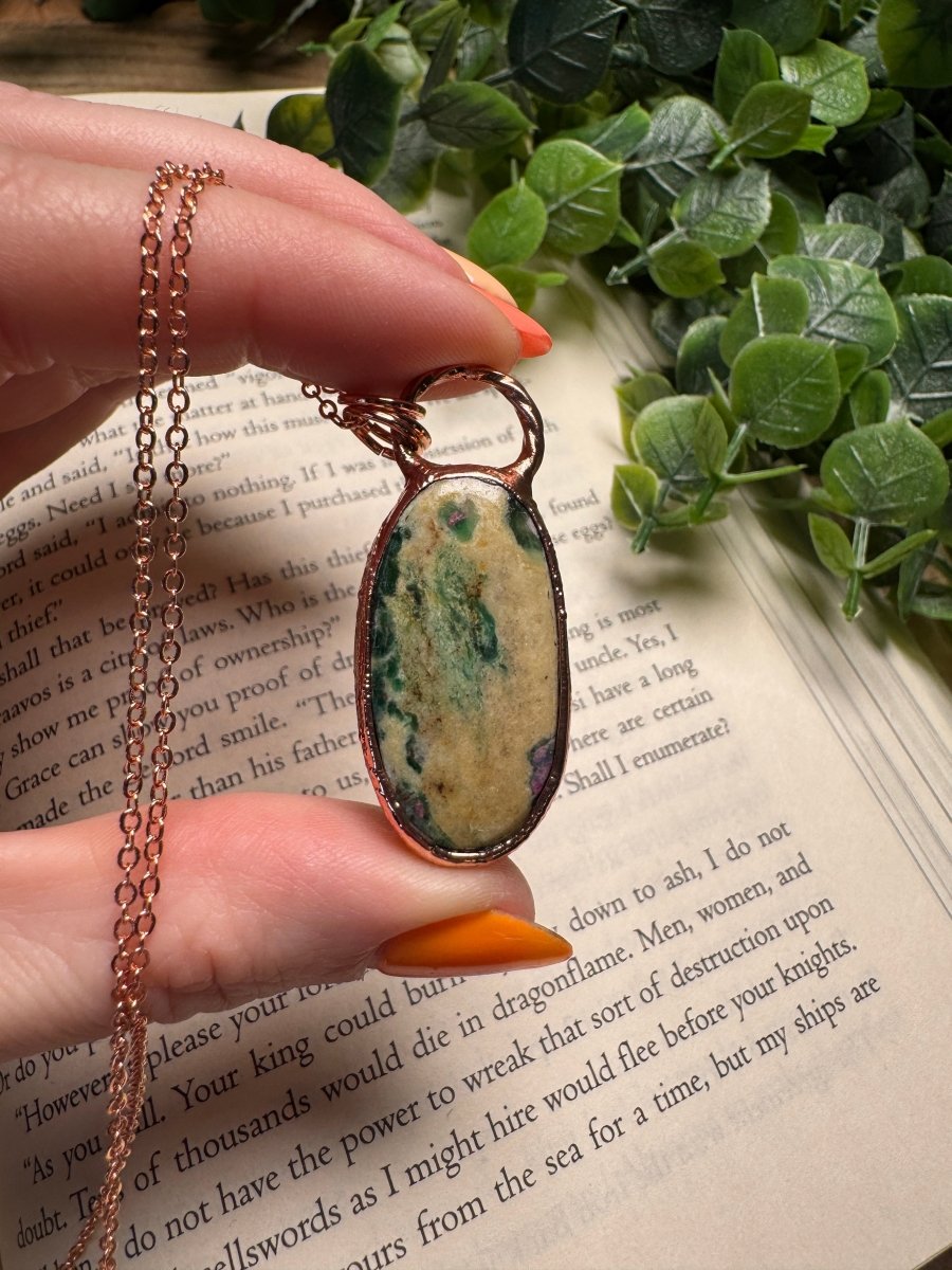 Ruby Fuchsite Necklace | Copper Ashes