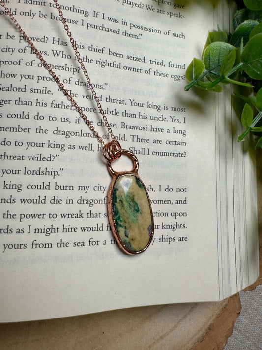 Ruby Fuchsite Necklace | Copper Ashes