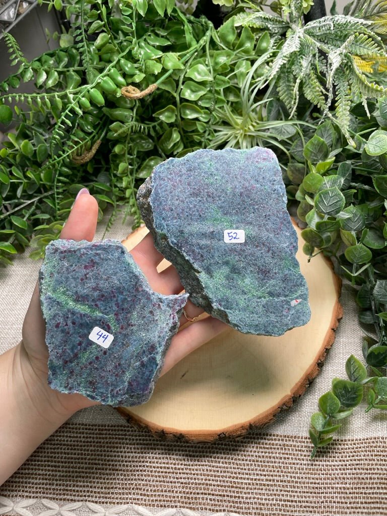 Ruby Fuschite Slab | Copper Ashes