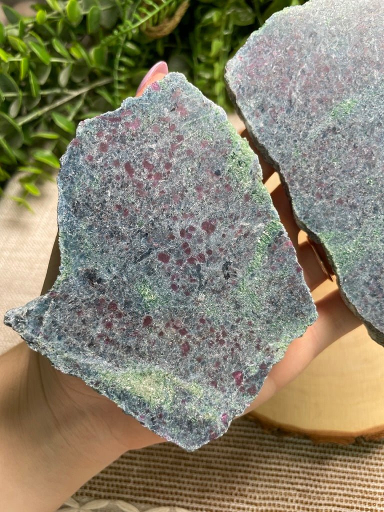 Ruby Fuschite Slab | Copper Ashes