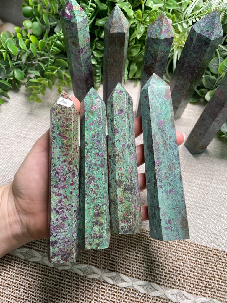 Ruby Fuschite Tower | Copper Ashes