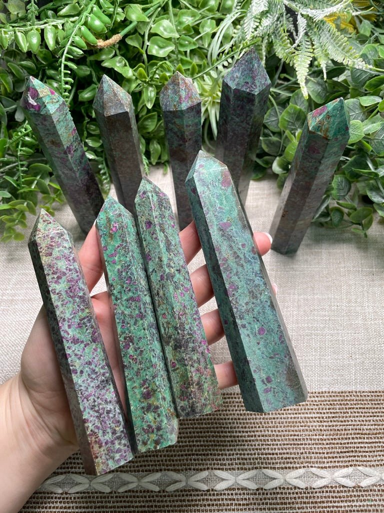 Ruby Fuschite Tower | Copper Ashes