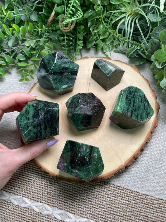 Ruby in Zoisite Freeform | Copper Ashes