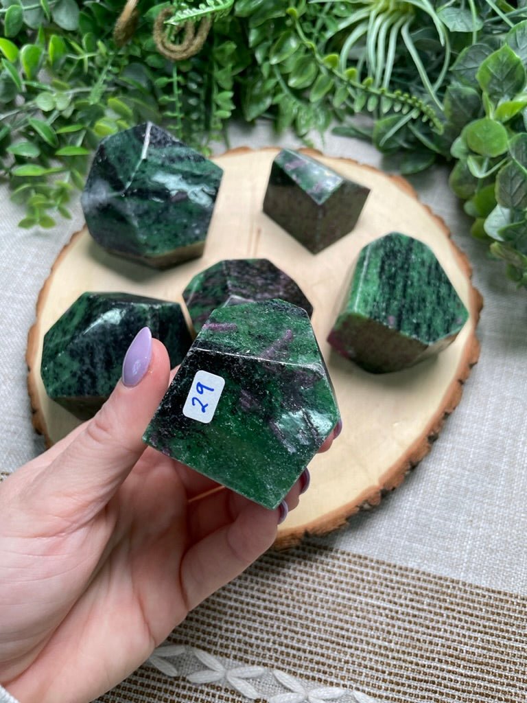 Ruby in Zoisite Freeform | Copper Ashes