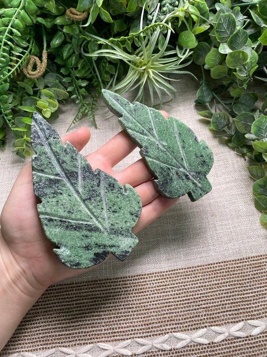 Ruby Zoisite Leaf | Copper Ashes