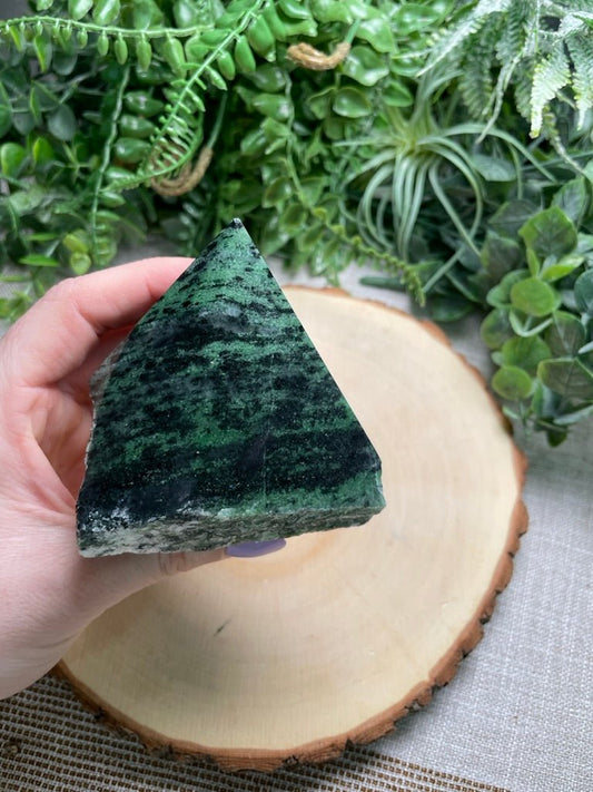 Ruby Zoisite Pyramid | Copper Ashes