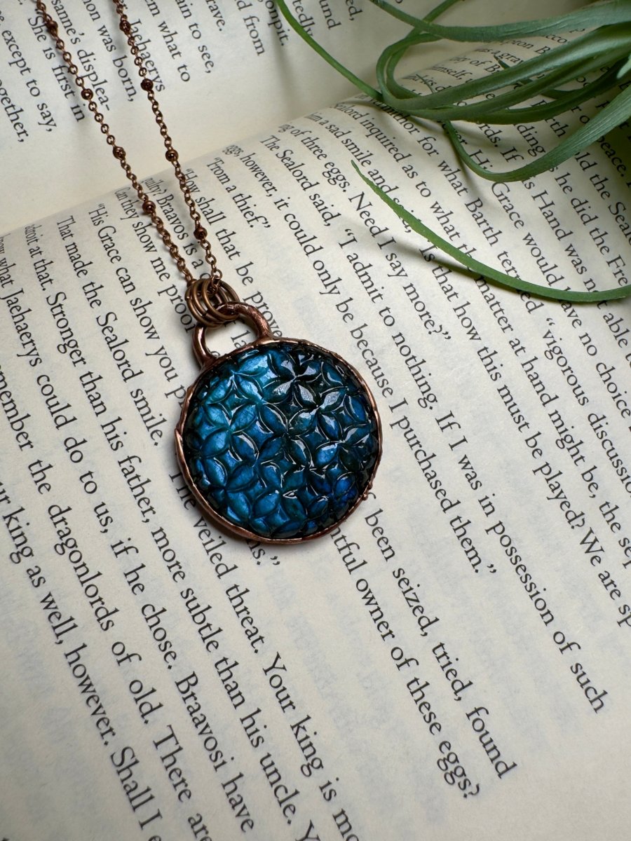 Sacred Geometry Labradorite Necklace | Copper Ashes