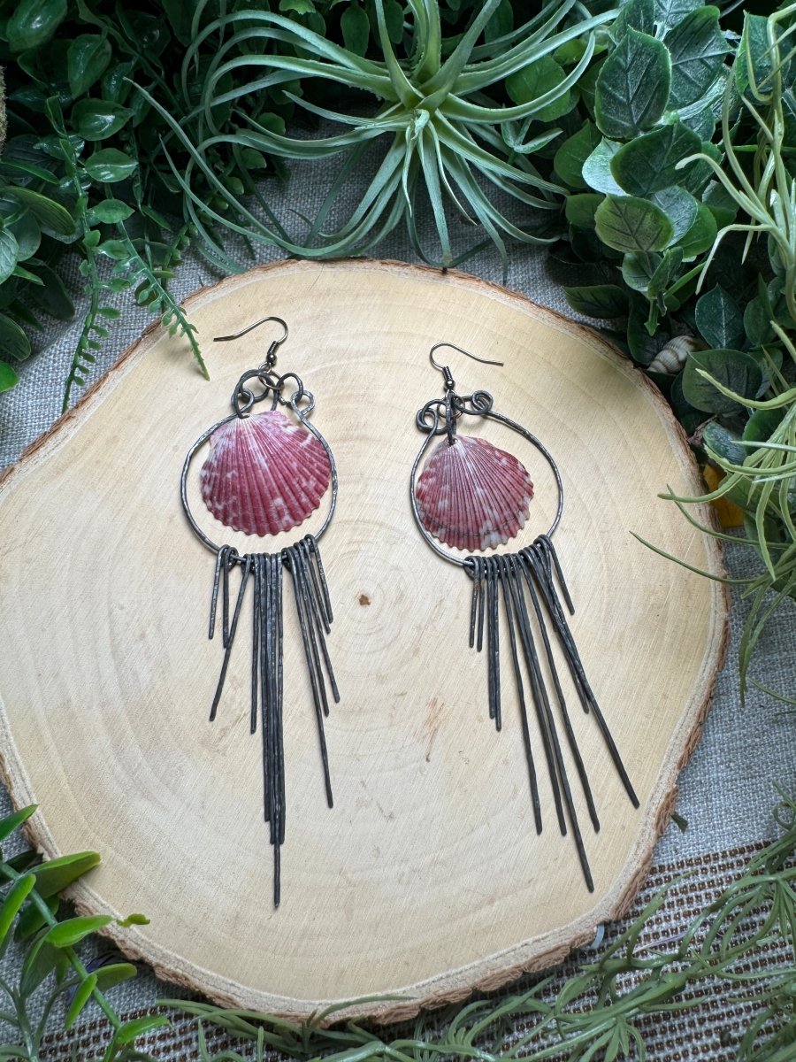 Scallop Shell Earrings | Copper Ashes