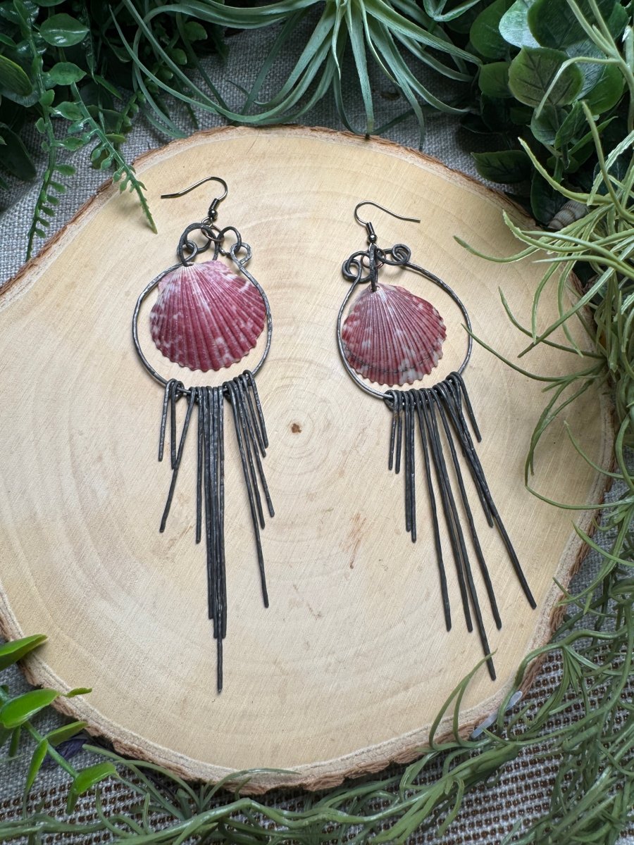 Scallop Shell Earrings | Copper Ashes