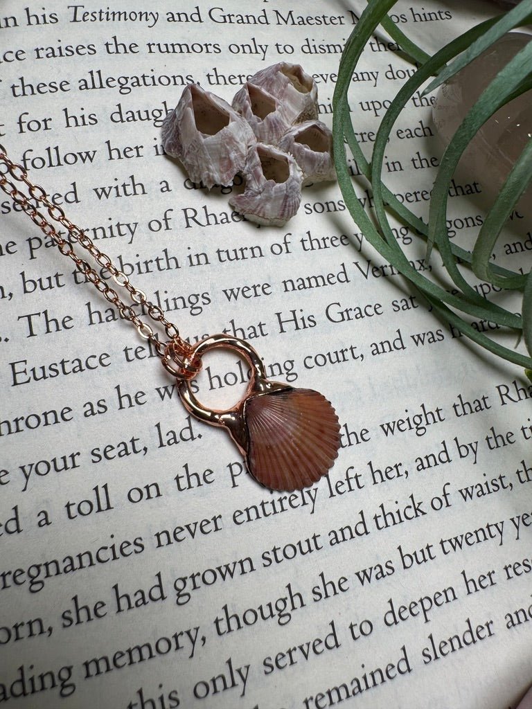Scallop Shell Necklace | Copper Ashes