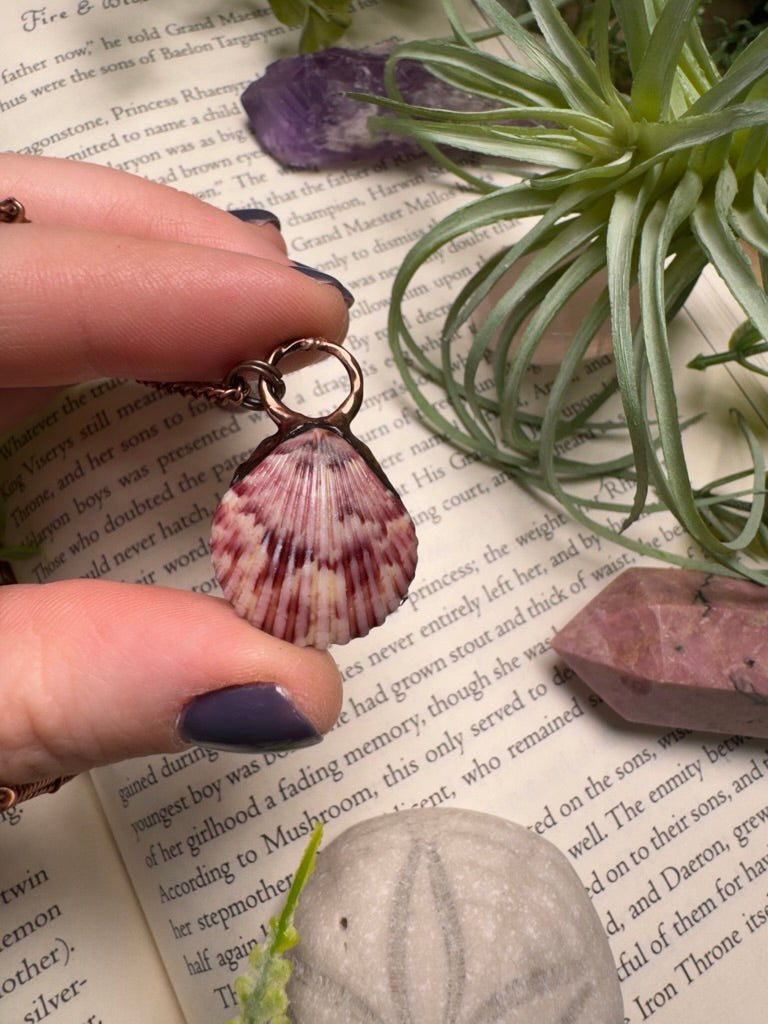 Scallop Shell Necklace | Copper Ashes