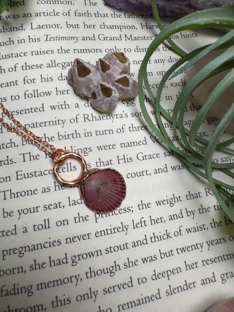 Scallop Shell Necklace | Copper Ashes
