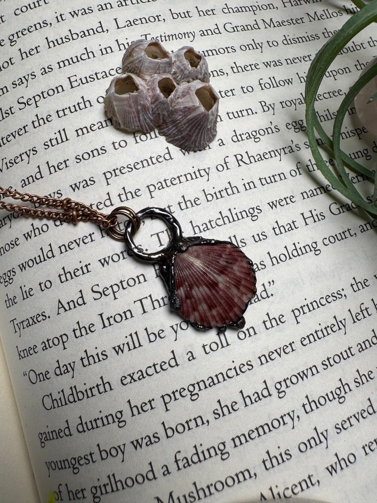 Scallop Shell Necklace | Copper Ashes