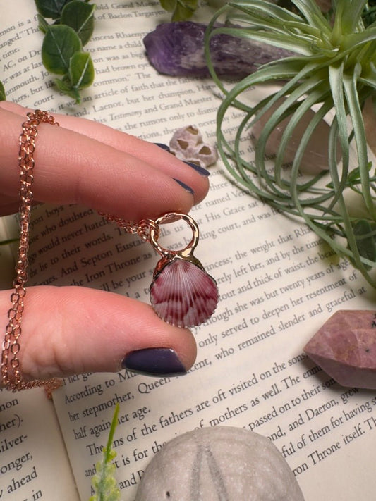 Scallop Shell Necklace | Copper Ashes