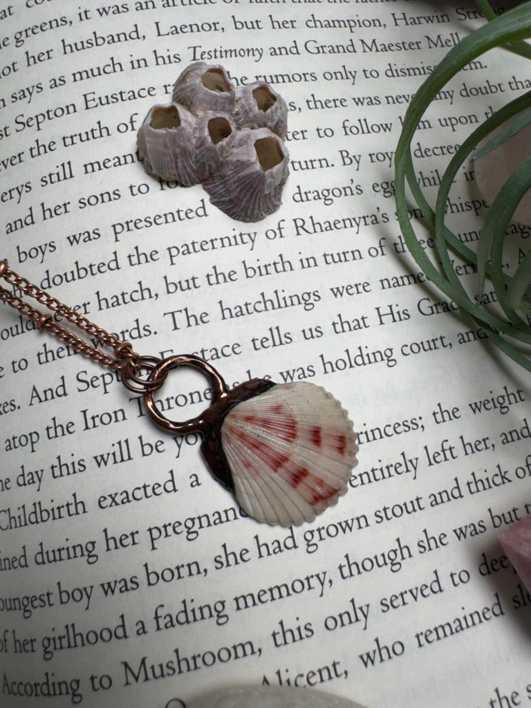 Scallop Shell Necklace | Copper Ashes