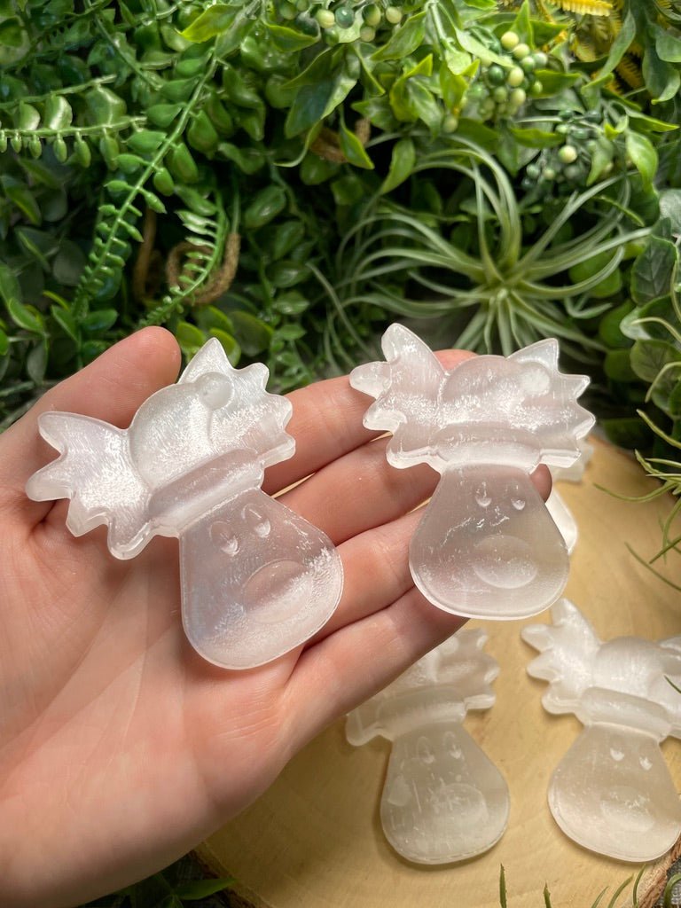 Selenite Reindeer | Copper Ashes