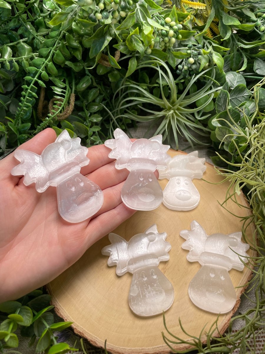 Selenite Reindeer | Copper Ashes