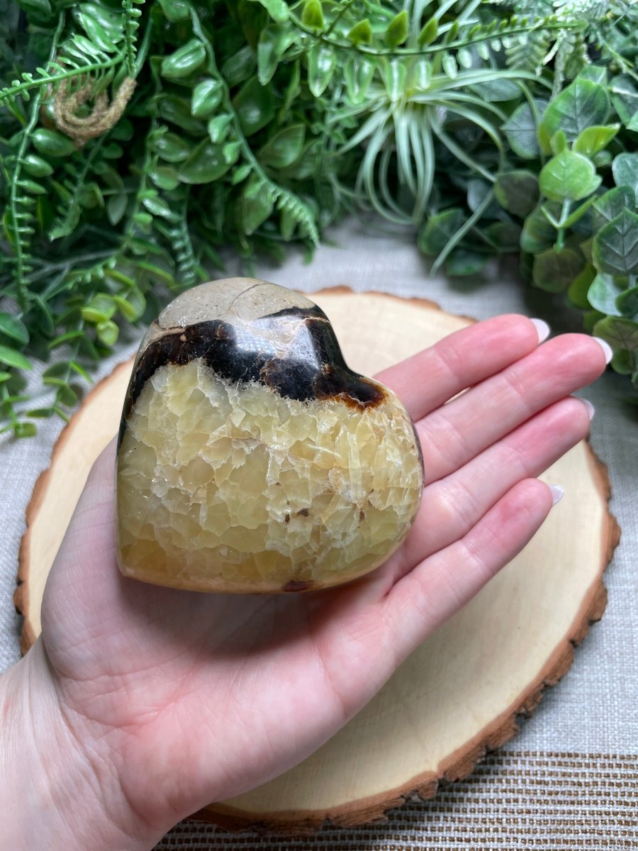 Septarian Heart | Copper Ashes